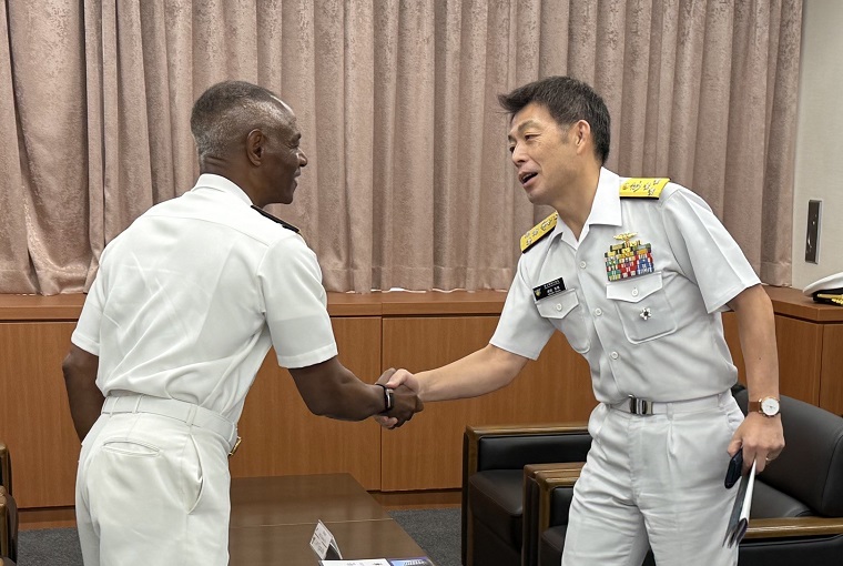 Two men shaking hands